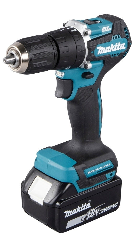 Makita Taladro Atornillador 13mm. 2 Baterias 3ah + Cargador - Dhp487rfx4-1