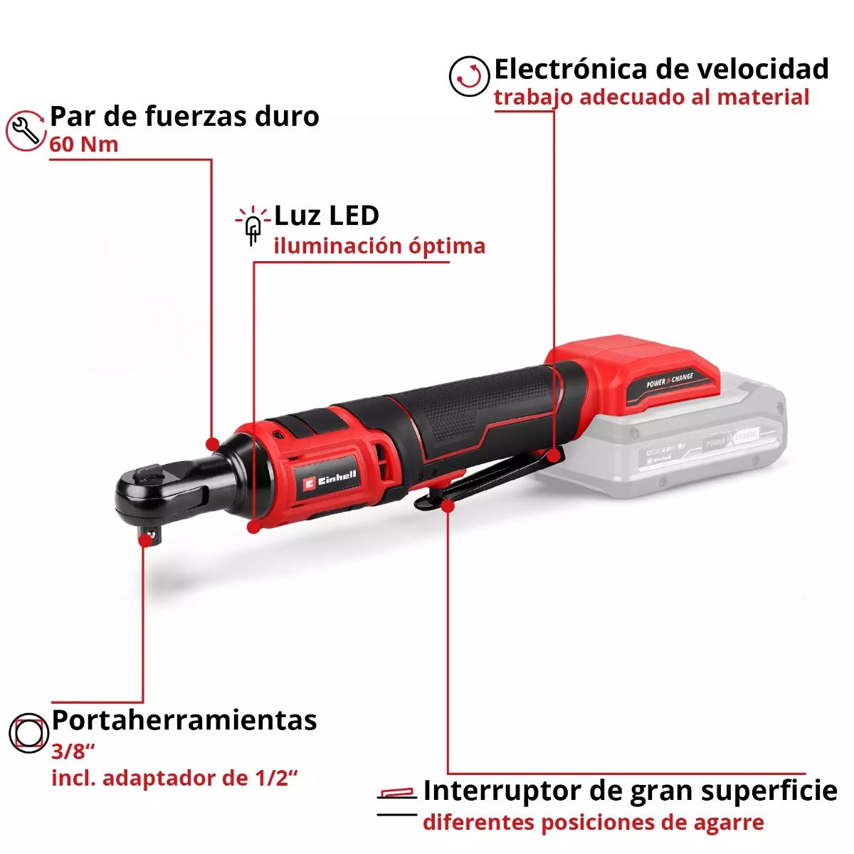 Einhell Llave Chicharra Inalambrica 18v - 4514320
