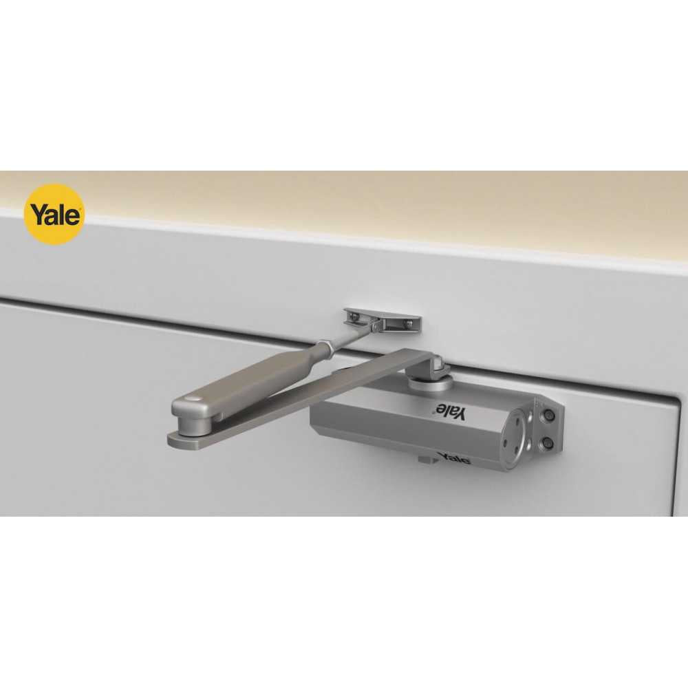 Cierra Puerta Hidr&aacute;ulico Yl2 25/45 Kg Silver Yale 134031