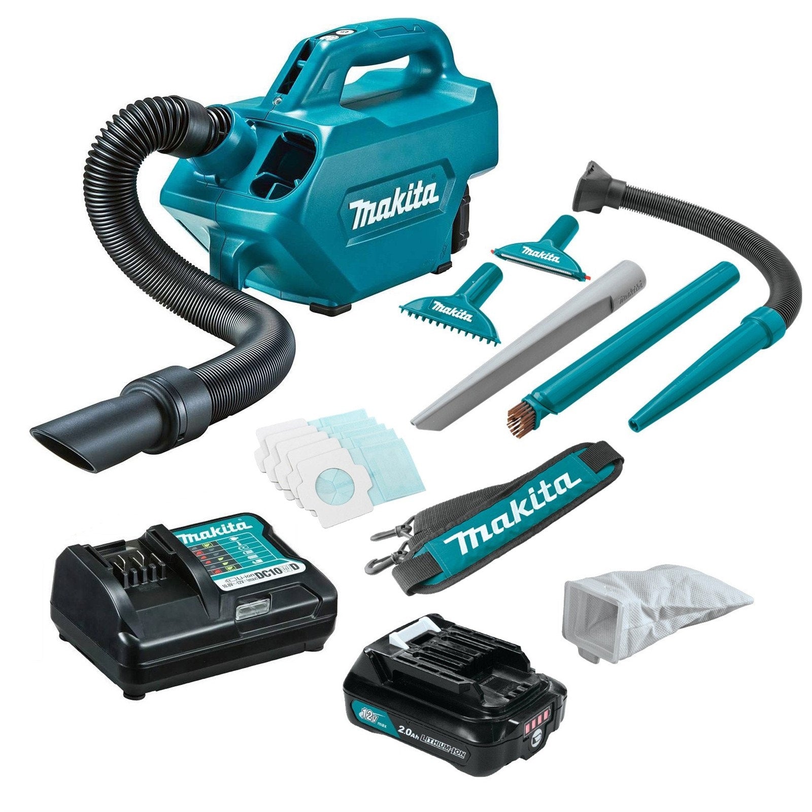 Makita Aspiradora Auto Inalambrica 1 Bateria Cl121Dwa