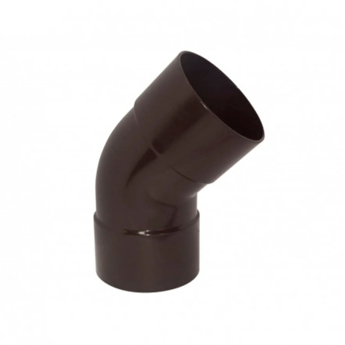 Codo Hem-hem.pvc 25 45&ordm; Marron (80mm)