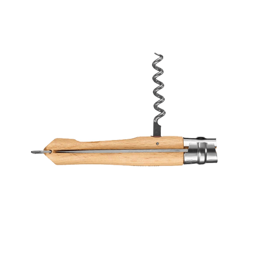 Cuchillo Opinel N&ordm;10 Abrebotellas Con Sacacorchos