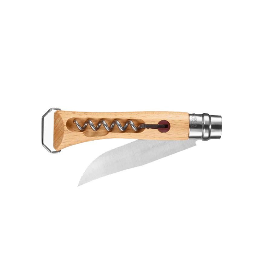 Cuchillo Opinel N&ordm;10 Abrebotellas Con Sacacorchos