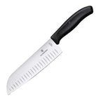 Victorinox Cuchillo Santoku Alveolada Mango Negro 6.8523.17b