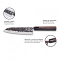 Cuchillo Cocina  3 Claveles 1012 Santoku Cocina