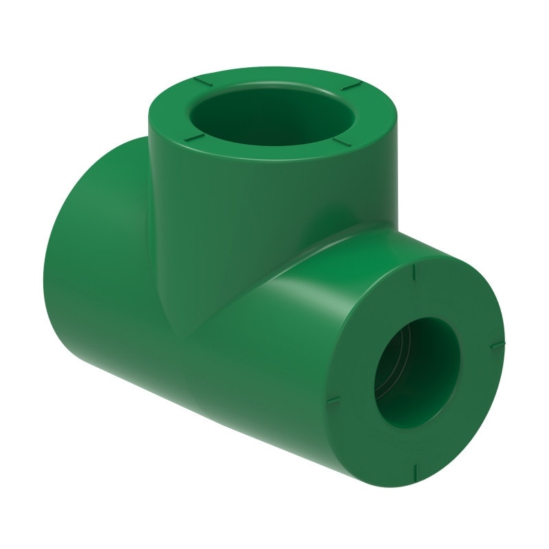 Ppr Tee Red Fusion 32 X 25 X 32Mm 22323067