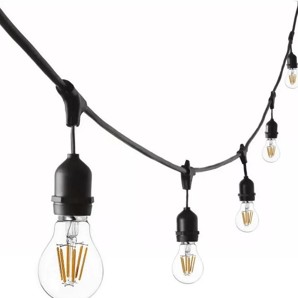 Guirnalda De Luces Led Exterior E-27 10Mts