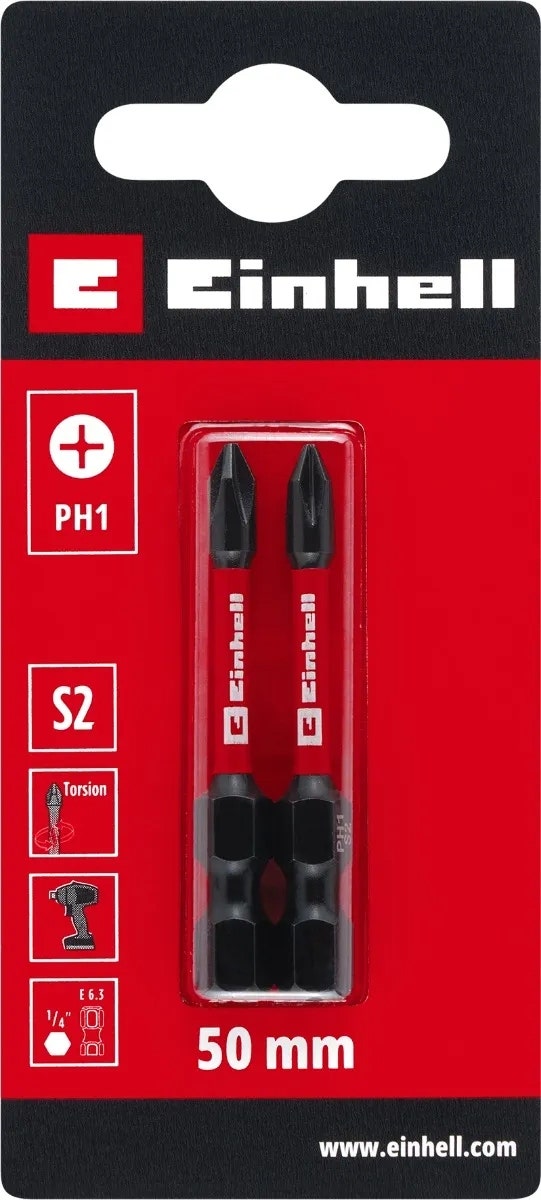 Einhell Set 2 Puntas Impacto Ph1 50mm - 131160