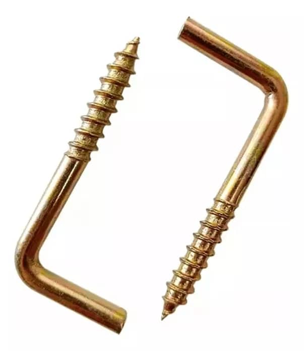 Pack Tornillo Escuadra 3'' Zinc. 10Un