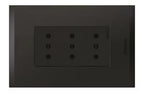 Bticino Enchufe Triple Nobile Antracita Negro Pl3P Af2113E3Ang