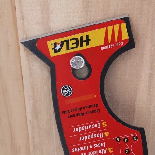 Hela Multiespatula 65Mm 5 En 1 M/Madera 2411006