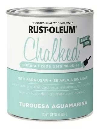 Rust- Oleum Chalked  Turquesa Azul marina 350624 -1Lt