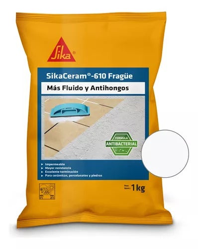Sikaceram-610 Frague Blanco Bolsa 1 Kg