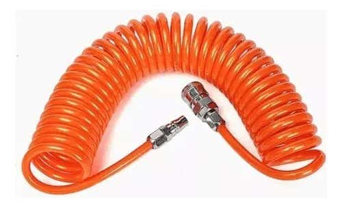 Harden  Manguera  Tipo Espiral 10Mts P/Compresor