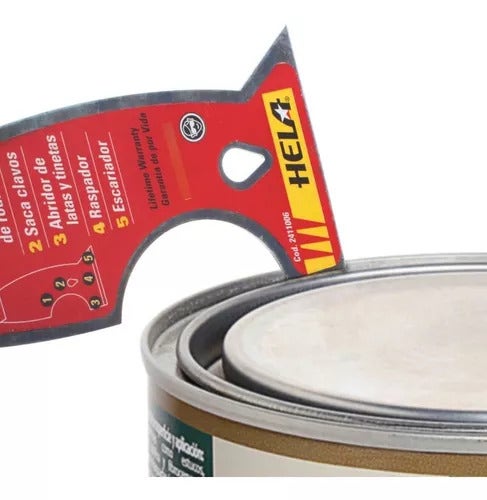 Hela Multiespatula 65Mm 5 En 1 M/Madera 2411006