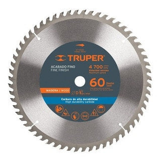 Hoja Sierra Circ Truper   14" 60D
