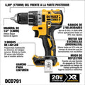 Dewalt  Taladro Rotacion Premium S/C 20V Bar Dcd791B-B3