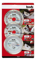 Kwb Set De 3 Discos Diamantados 4 1/2 49797080