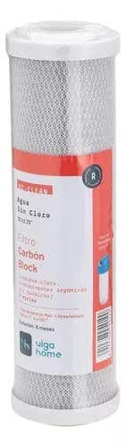 Repuesto Filtro Carbon  Block  10" X 2.75 Para Agua Viga Home