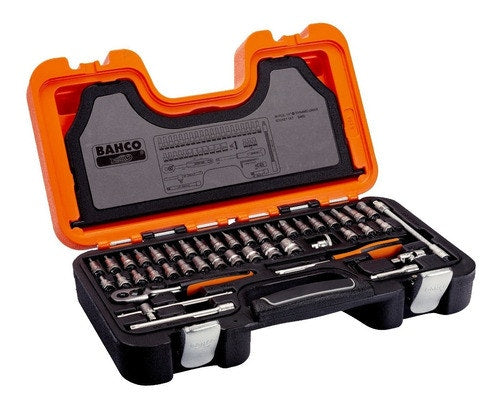 Bahco Maleta Llave Dado 1/4 46 Pz Hex  S460