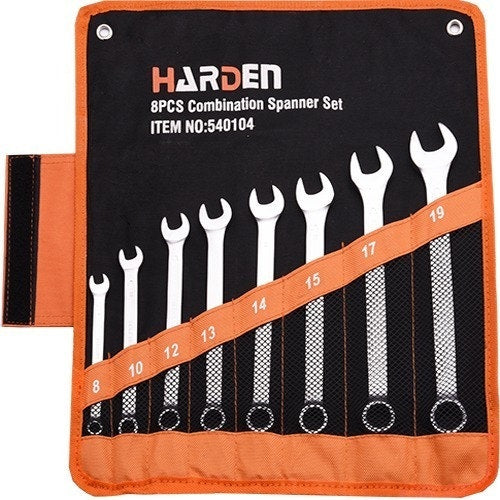 Harden Juego Llaves Punta Corona 8-19