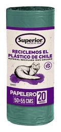 Bolsa Basura 50 X 55 Paquete (20) Superior Negra