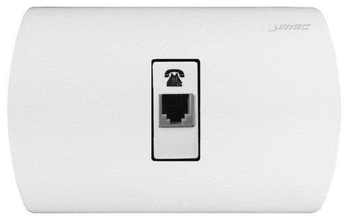 Mec Enchufe Telefono Aris Blanco 0200Ta0506