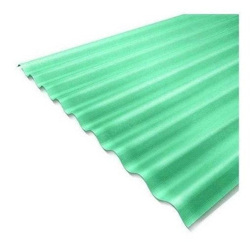 Plancha Fibra Vidrio Standard P9 1.22m X 0,91 Verde