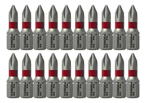 Harden Set Puntas Destornillador 20Pzs Ph2 550512