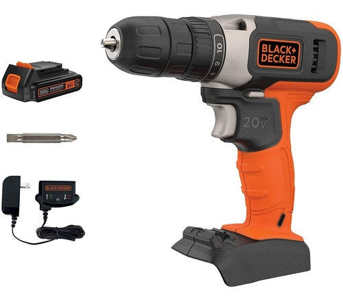 Black+Decker Taladro Inalam. 20V Litio Bcd702C1-B2