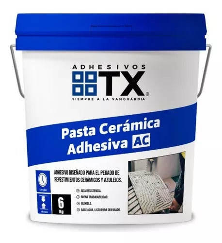 Tx Adhesivo Ceramico En Pasta  (Ad) Flexible 6 Kg