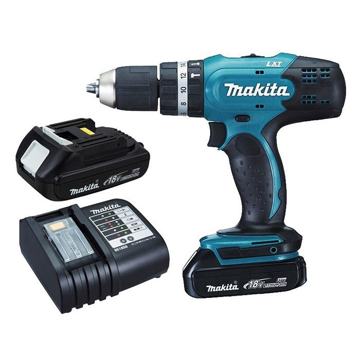MAKITA  TALADRO INALAMBRICO PERC 18V C|SLASH|BAT DHP453SYE