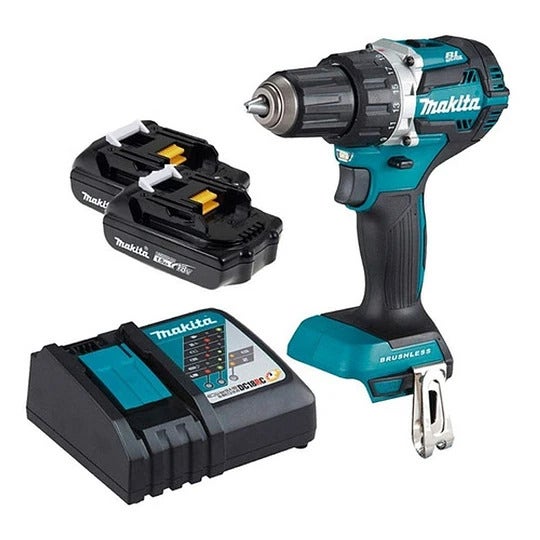 Makita Taladro Atornillador Con Percusion 13Mm Dhp487Syx2