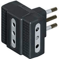 Bticino Enchufe Adapt Triple 2P+T 10A Gris S3603Ge