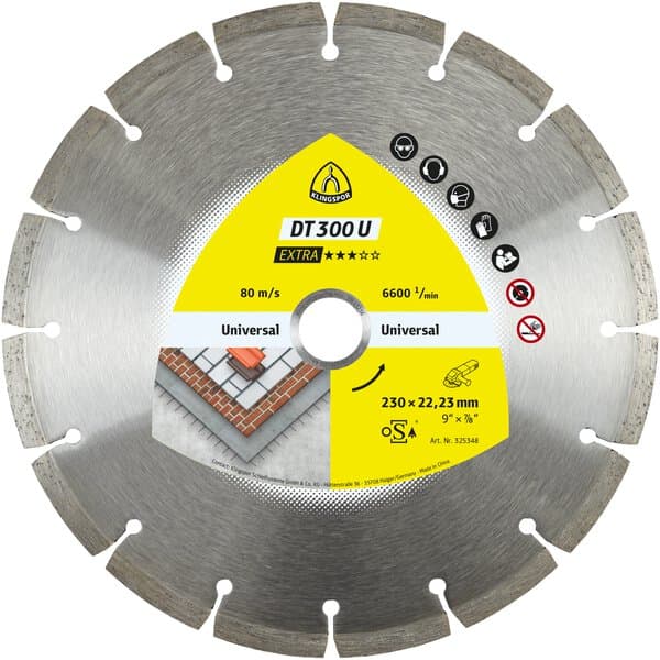 Klingspor Disco Diamantado Segmen Dt300u 230x2,3x22,23
