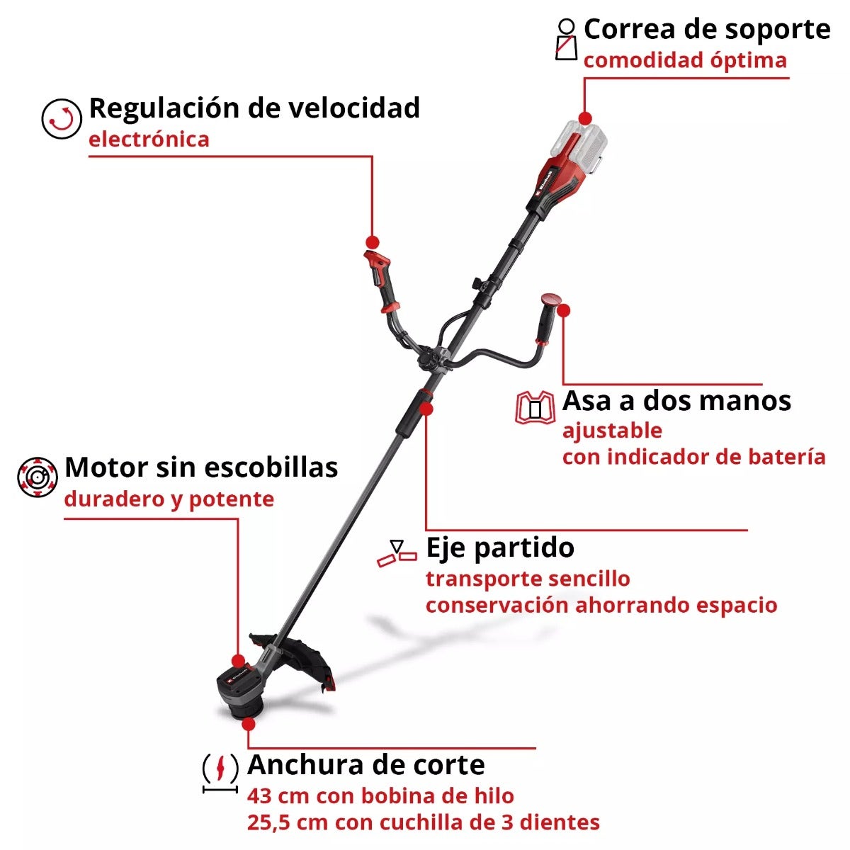 Einhell Desbrozadora Inalambrica 36v - Gp-bc 36/430 - 3411340