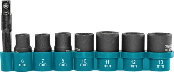 Makita Set Dados  8Pz.1/2 Adaptador 1/4  E-12289