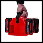 Einhell Cargador Para 4 Baterias 4A 4512102 2X2 Power X-Quattrocharger 4A