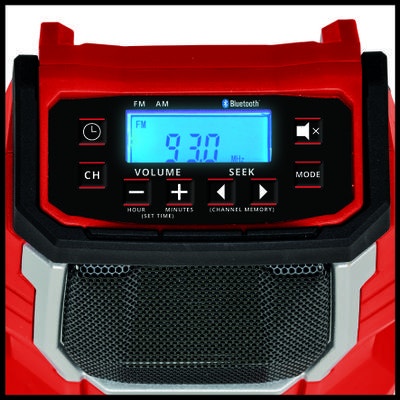 Einhell Radio Parlante Inalambrica 18V 3408017 Tc-Ra 18 Li Bt - Solo