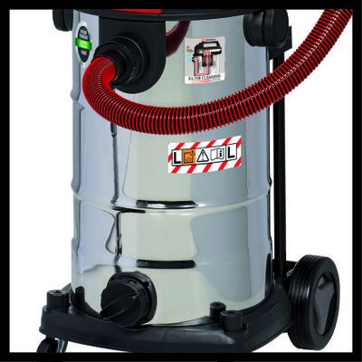 Einhell Aspiradora Polvo/ Agua Inoxidable 1900W 2342470 Te-Vc 2340 Sacl