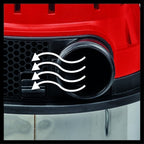 Einhell Aspiradora Polvo/ Agua Inoxidable 1900W 2342470 Te-Vc 2340 Sacl