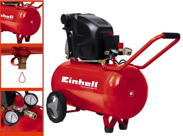 Einhell Compresor 50L 2,5Hp 8Bar 4010440 Te-Ac 270/50/10