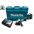 Makita Esmeril Angular 4 1/2" 2 Baterias 3ah + Cargador - Dga455rf-1