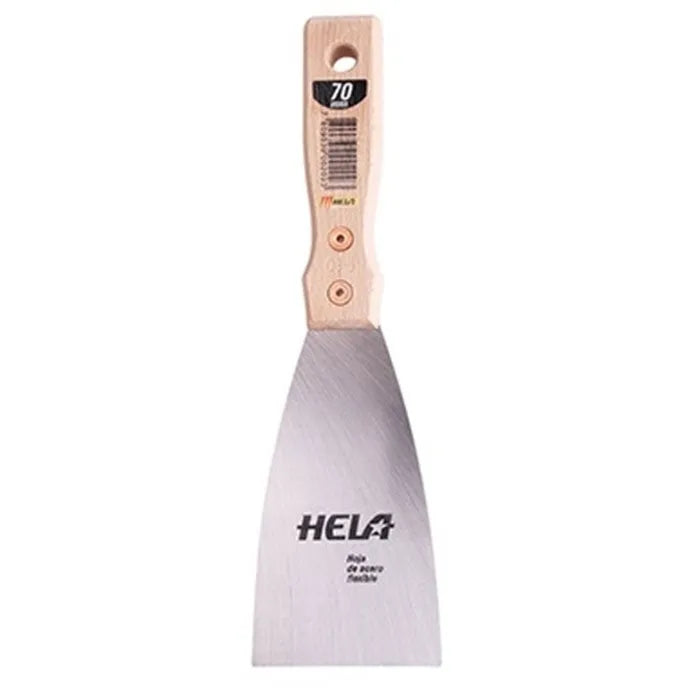 ESPATULA HELA 70 MM MANGO MADERA 2410307