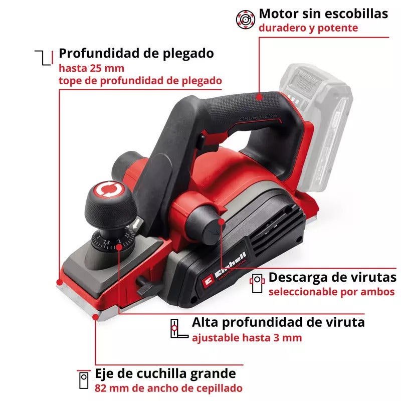 Einhell Cepillo Inalambrico Tp-pl 18/3 Li Bl 4345405