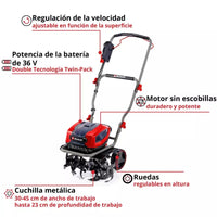 Einhell  Motocultivador Inalambrico Gp-cr 36/45 Li E Bl 3431220