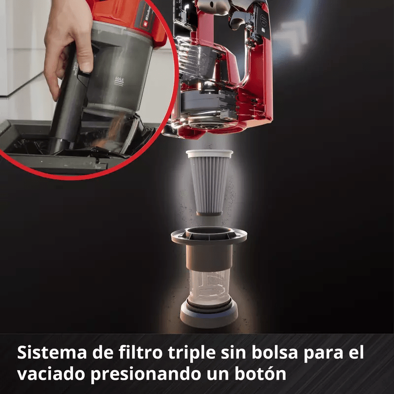 Einhell Aspiradora Te-sv 18 Li-solo 2347180 + Bateria 4 Ah Y Cargador