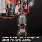 Einhell Aspiradora Te-sv 18 Li-solo 2347187 + Bateria 4 Ah Y Cargador