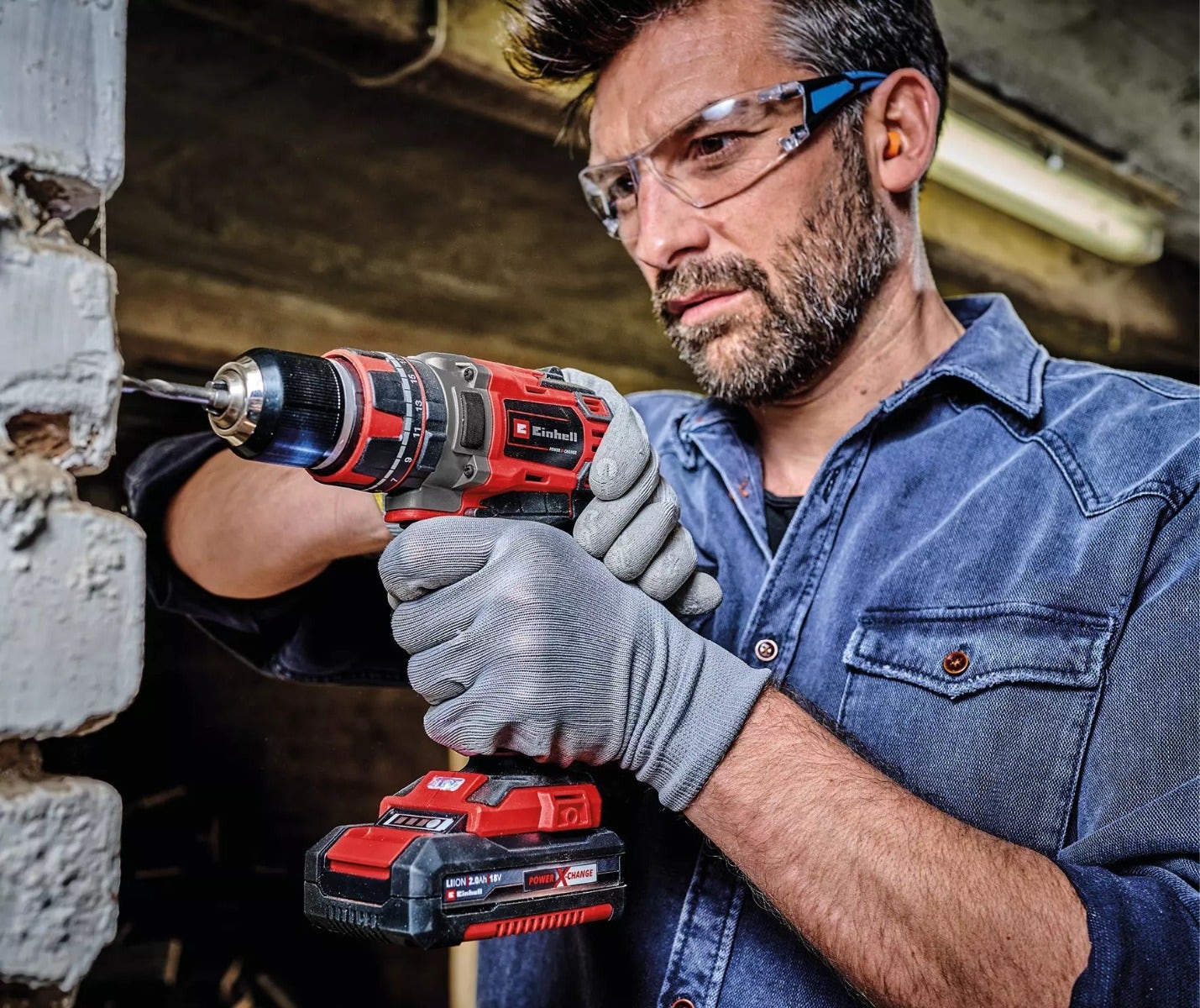 Einhell Taladro Percutor Inalam. 18v + Bateria Y Cargador - 4514211
