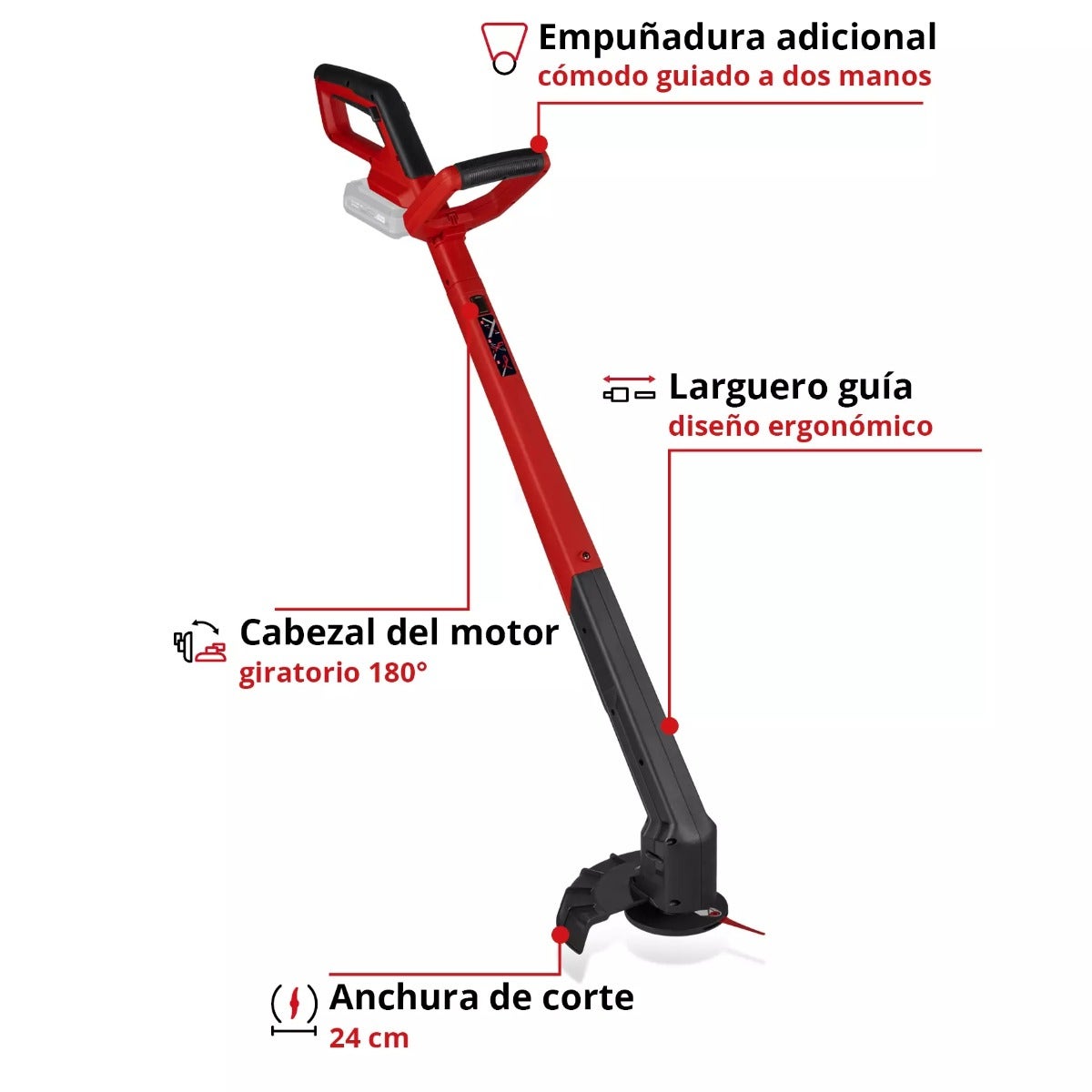Einhell Orilladora Inalambrica 18v Sin Bateria/carg. - 3411115